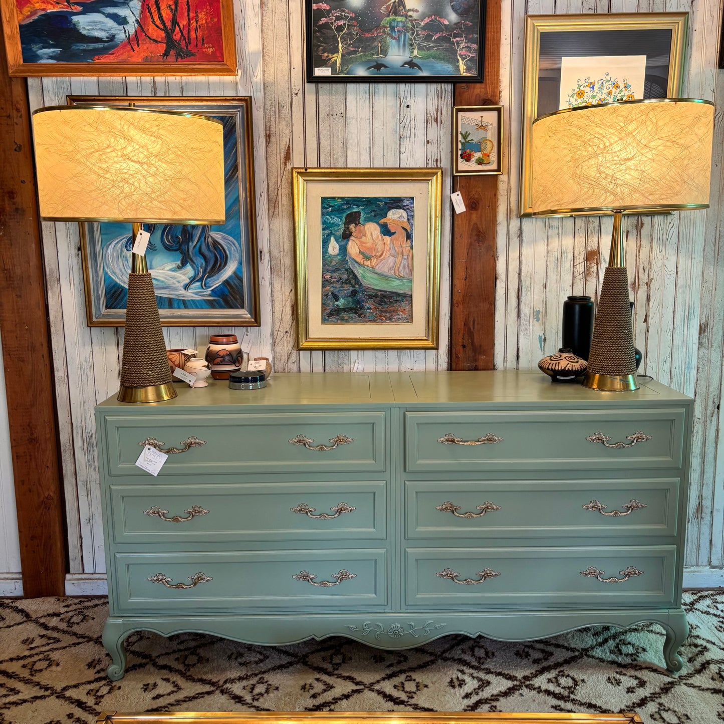 Sweet Sage Green Dresser