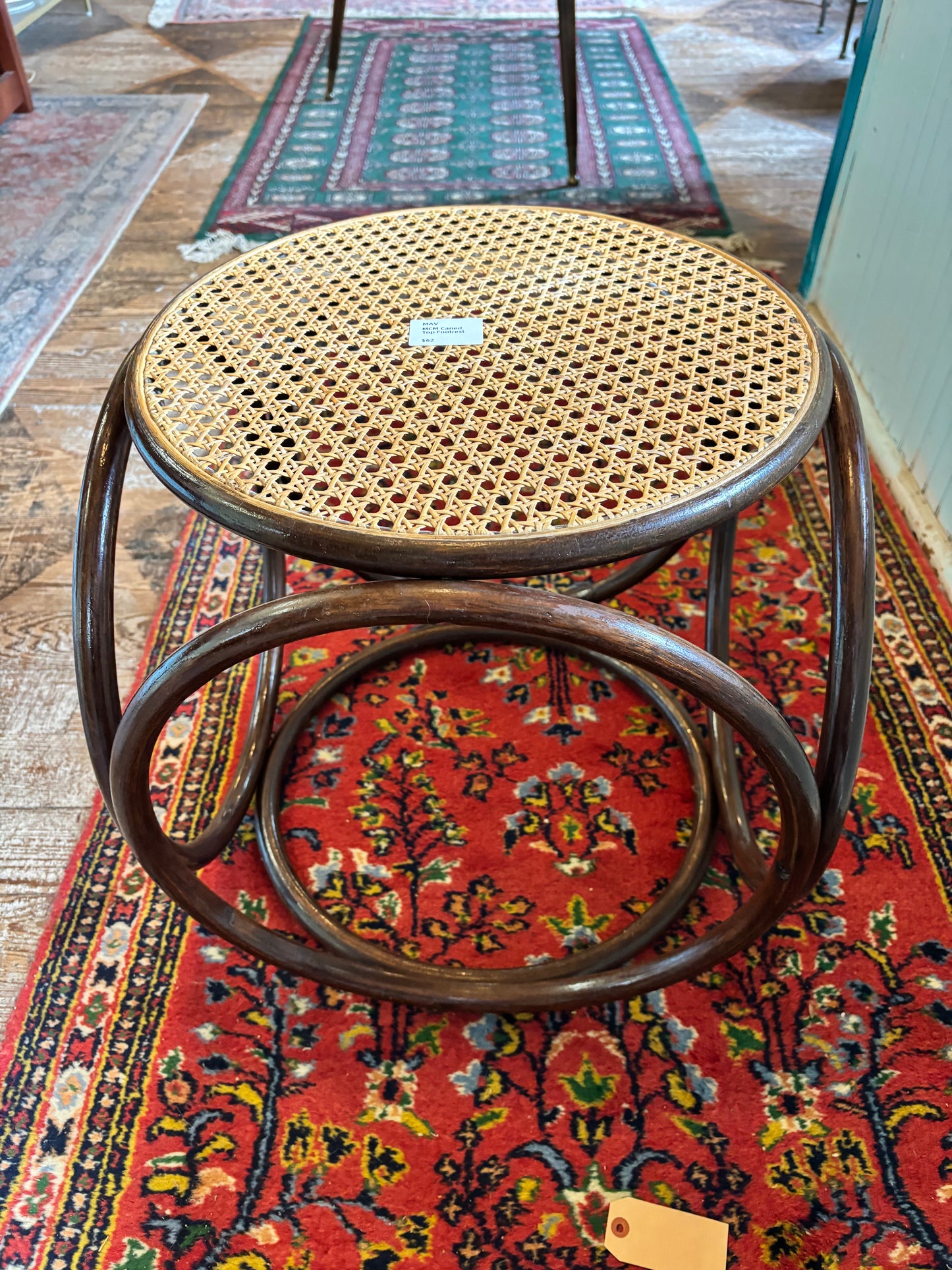 MCM Caned Top Footrest