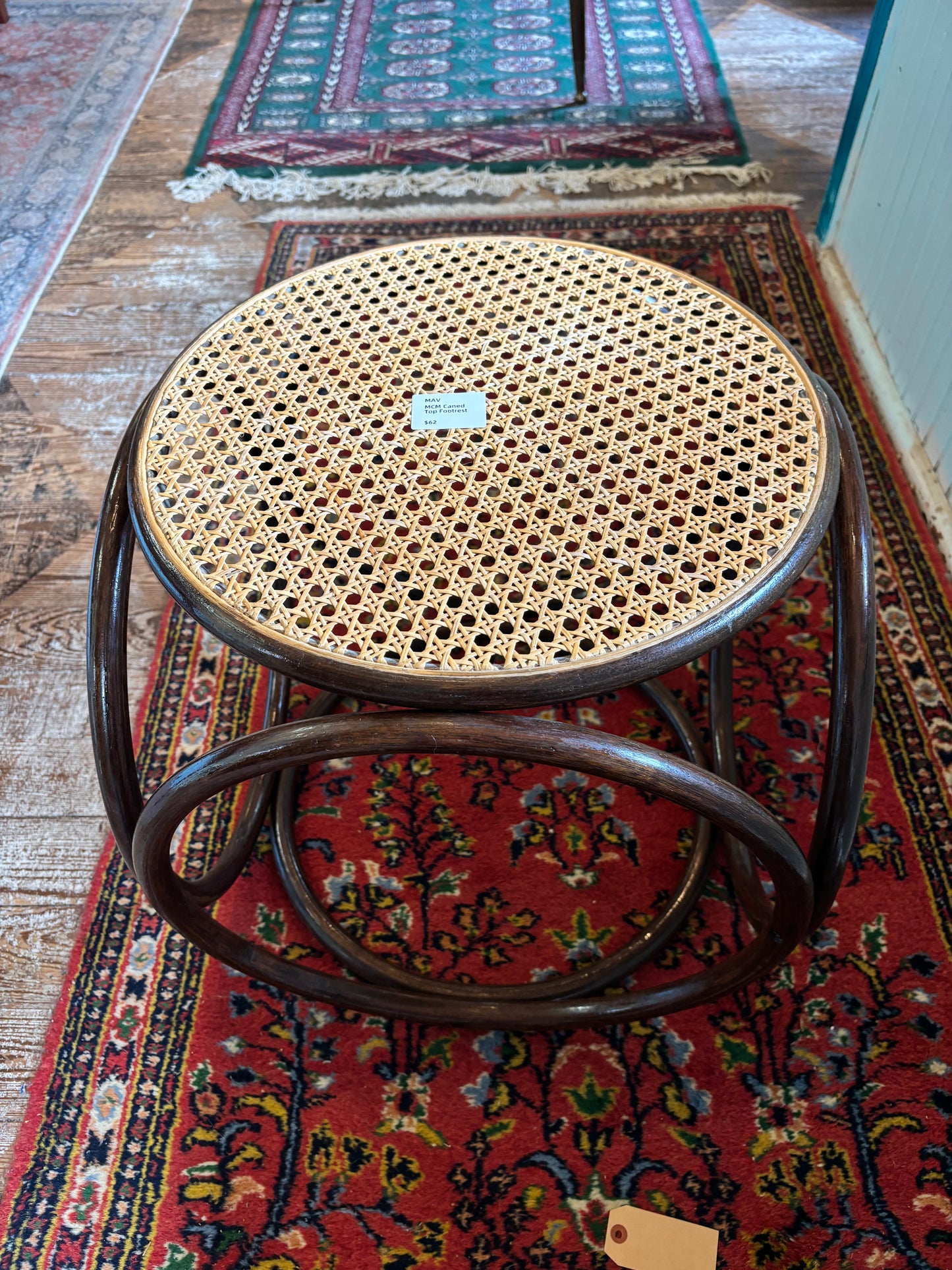 MCM Caned Top Footrest